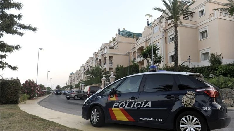 Un coche de la policia Nacional