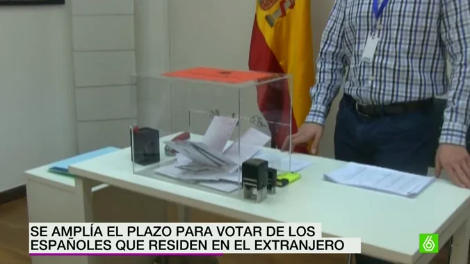 Ampliado el plazo para votar desde el extranjeroi