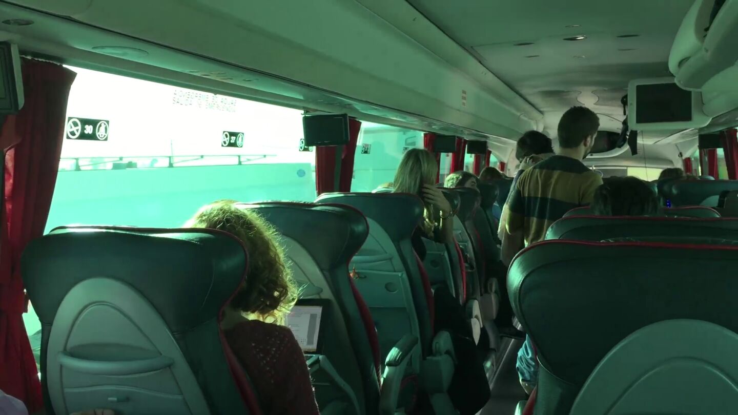 Imagen del autob&uacute;s del PSOE
