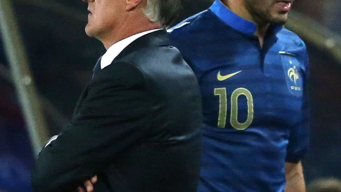 Deschamps y Benzema Deschamps y Benzema