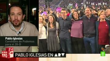 Pablo Iglesias, candidato de Podemos al Gobierno