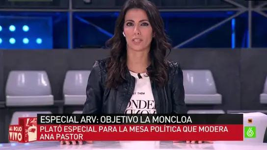 Ana Pastor, presentadora de El Objetivo  Ana Pastor, presentadora de El Objetivo