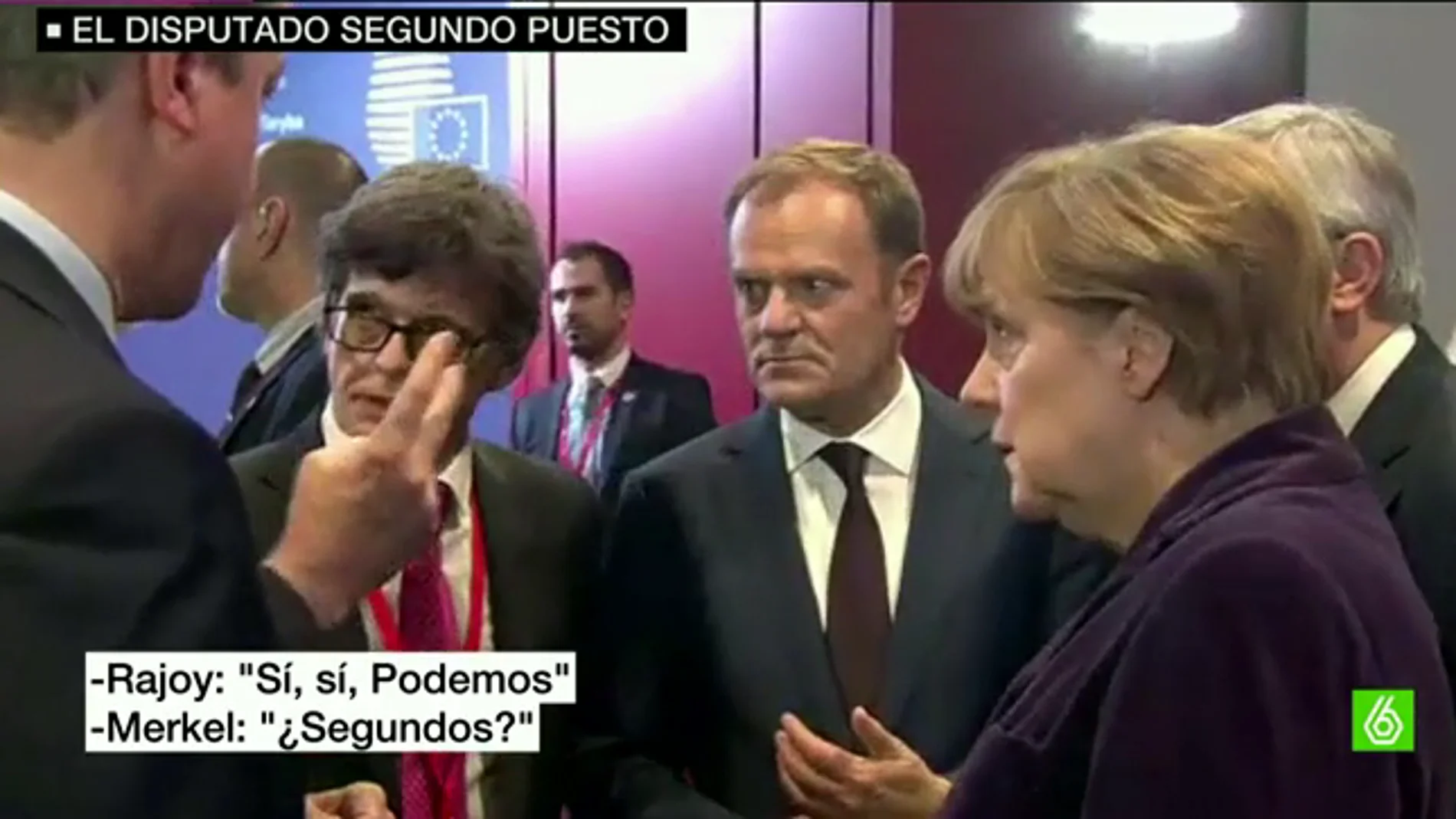 Ángela Merkel, sorprendida tras saber que podría quedar segundo