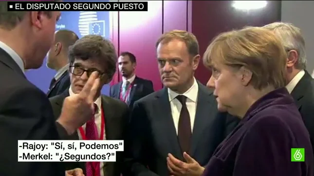 Ángela Merkel, sorprendida tras saber que podría quedar segundo