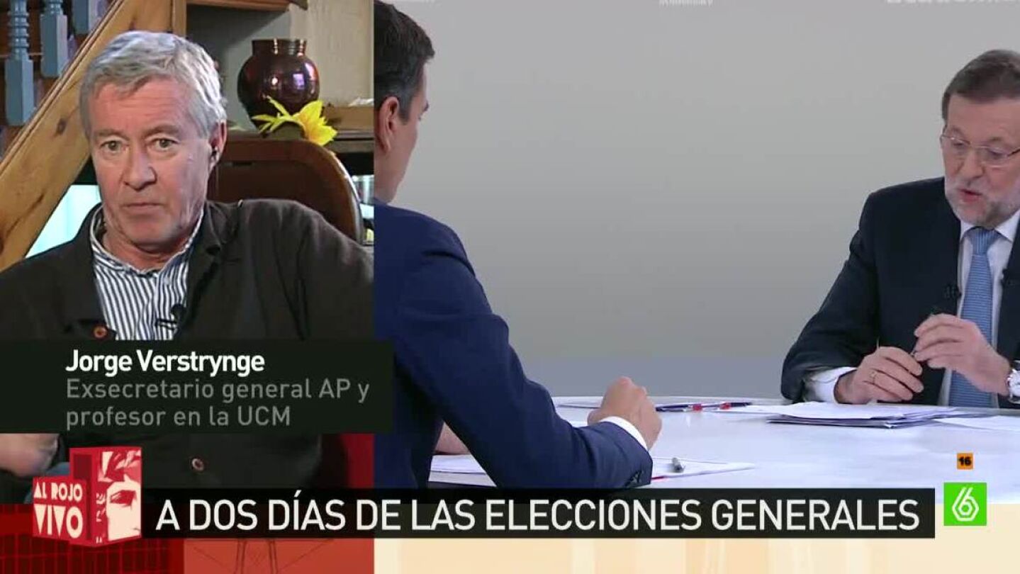 El polit&oacute;logo Jorge Verstrynge, en ARV