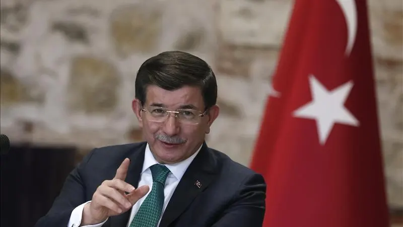 El primer ministro de Turquía, Ahmet Davutoglu