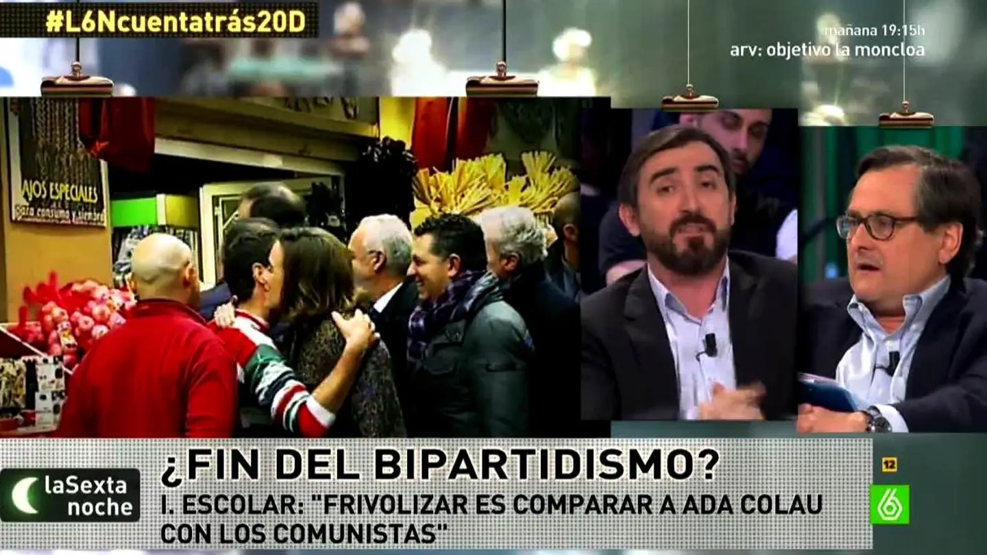 Marhuenda e Ignacio Escolar en laSexta Noche Marhuenda e Ignacio Escolar en laSexta Noche
