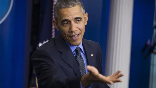 Barack Obama habla durante una rueda de prensa de fin de año Barack Obama habla durante una rueda de prensa de fin de año