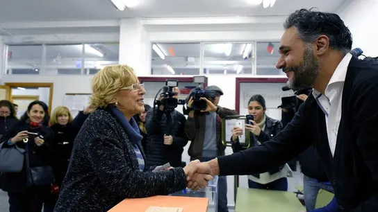 Carmena ya ha votado Carmena ya ha votado