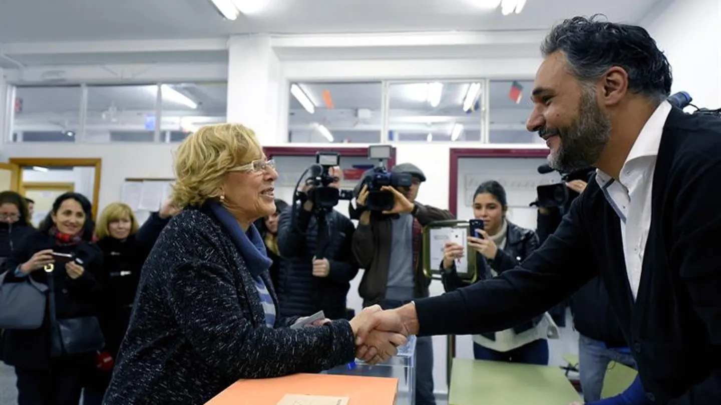 Carmena ya ha votado Carmena ya ha votado