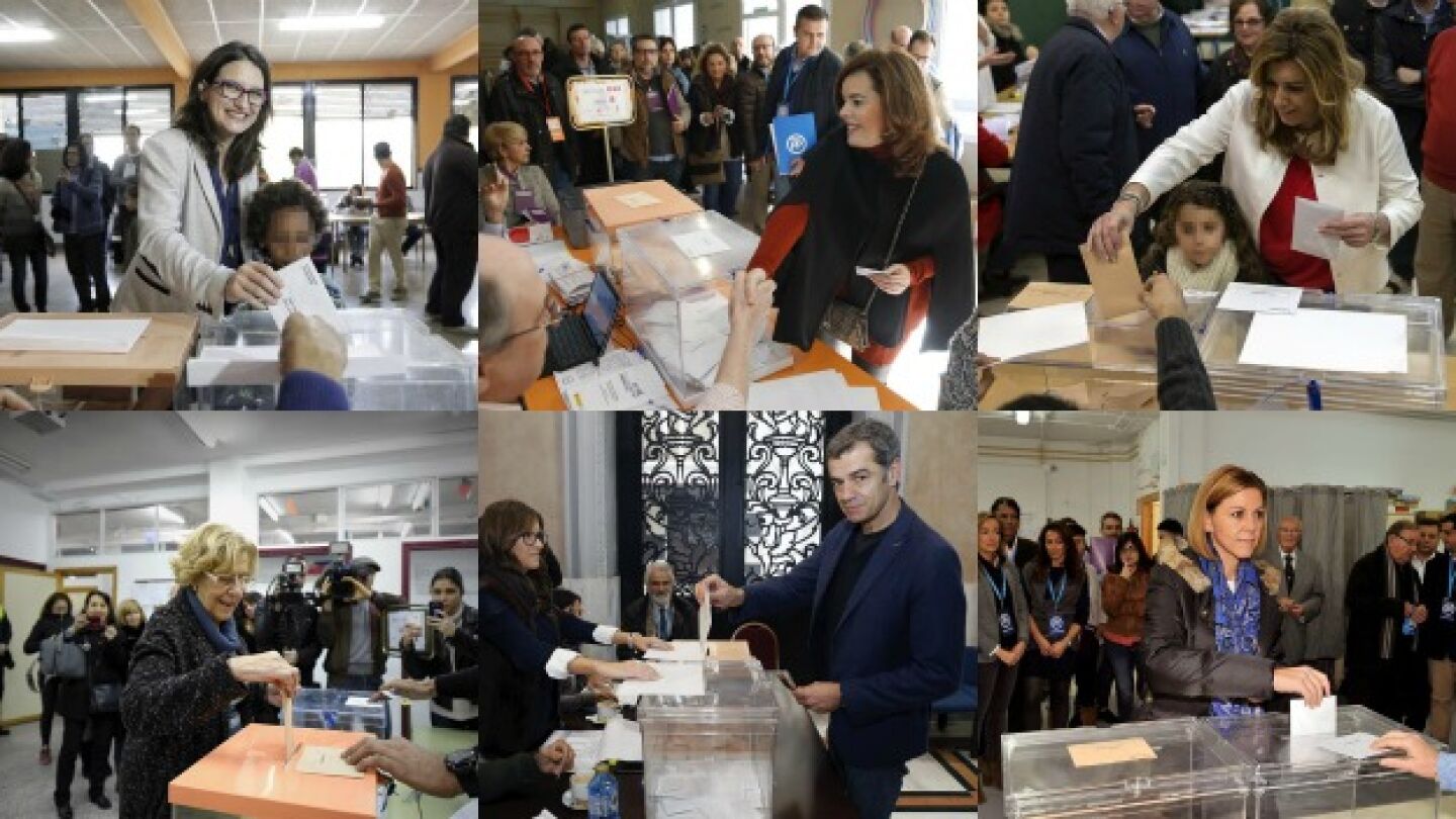 El resto de candidatos vota en el 20D