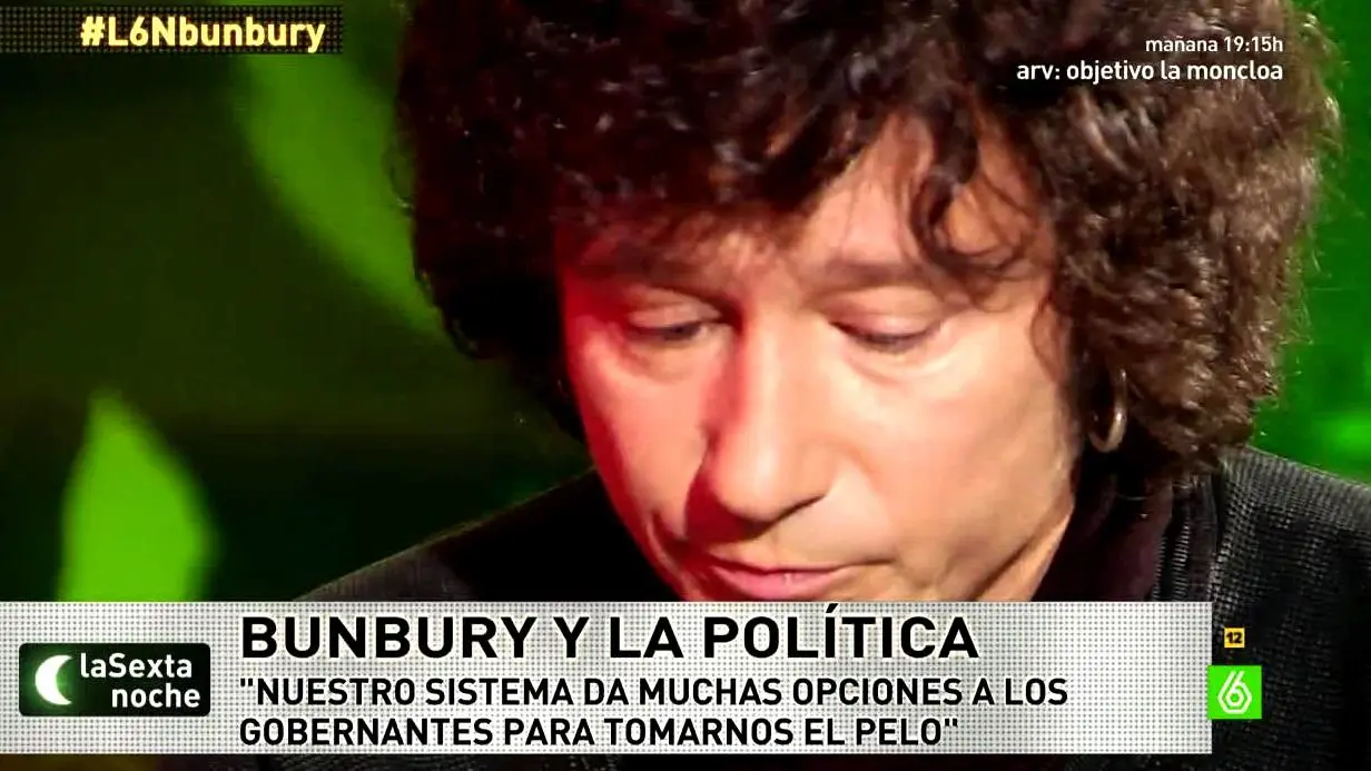 Bunbury habla con Iñaki López