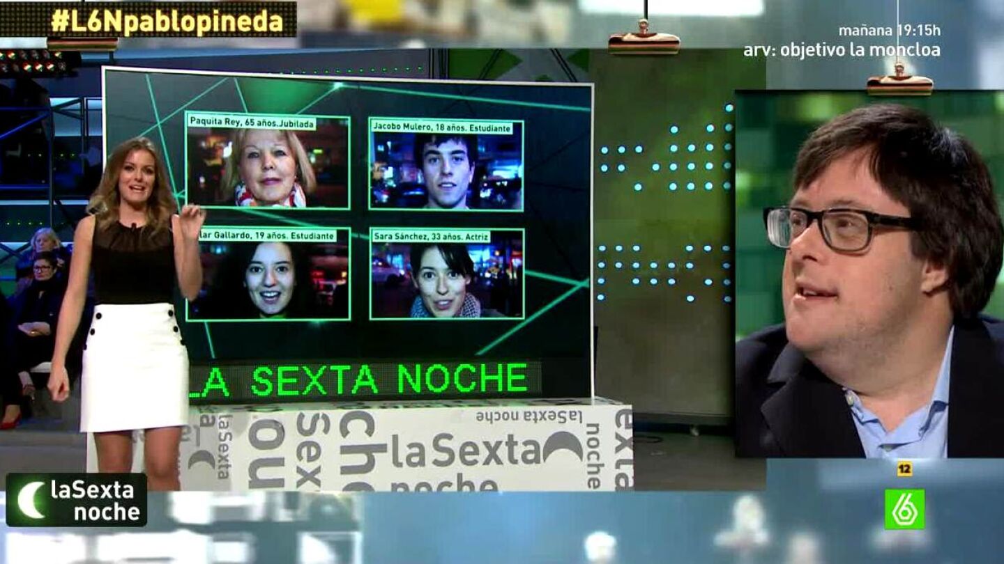 Pablo Pineda en laSexta Noche