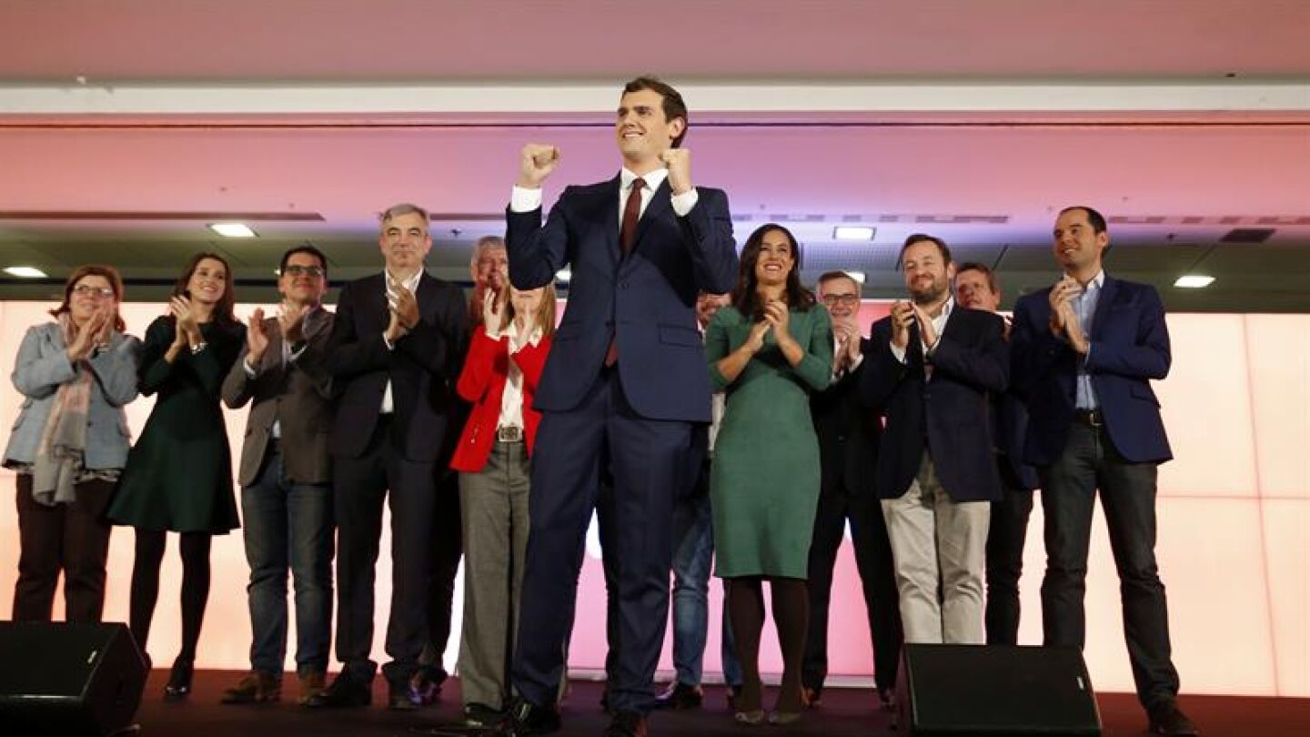 El l&iacute;der de Ciudadanos, Albert Rivera 