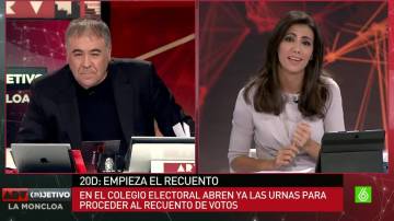 Antonio G. Ferreras y Ana Pastor, en el especial 'Al Rojo Vivo, Objetivo La Moncloa' 
