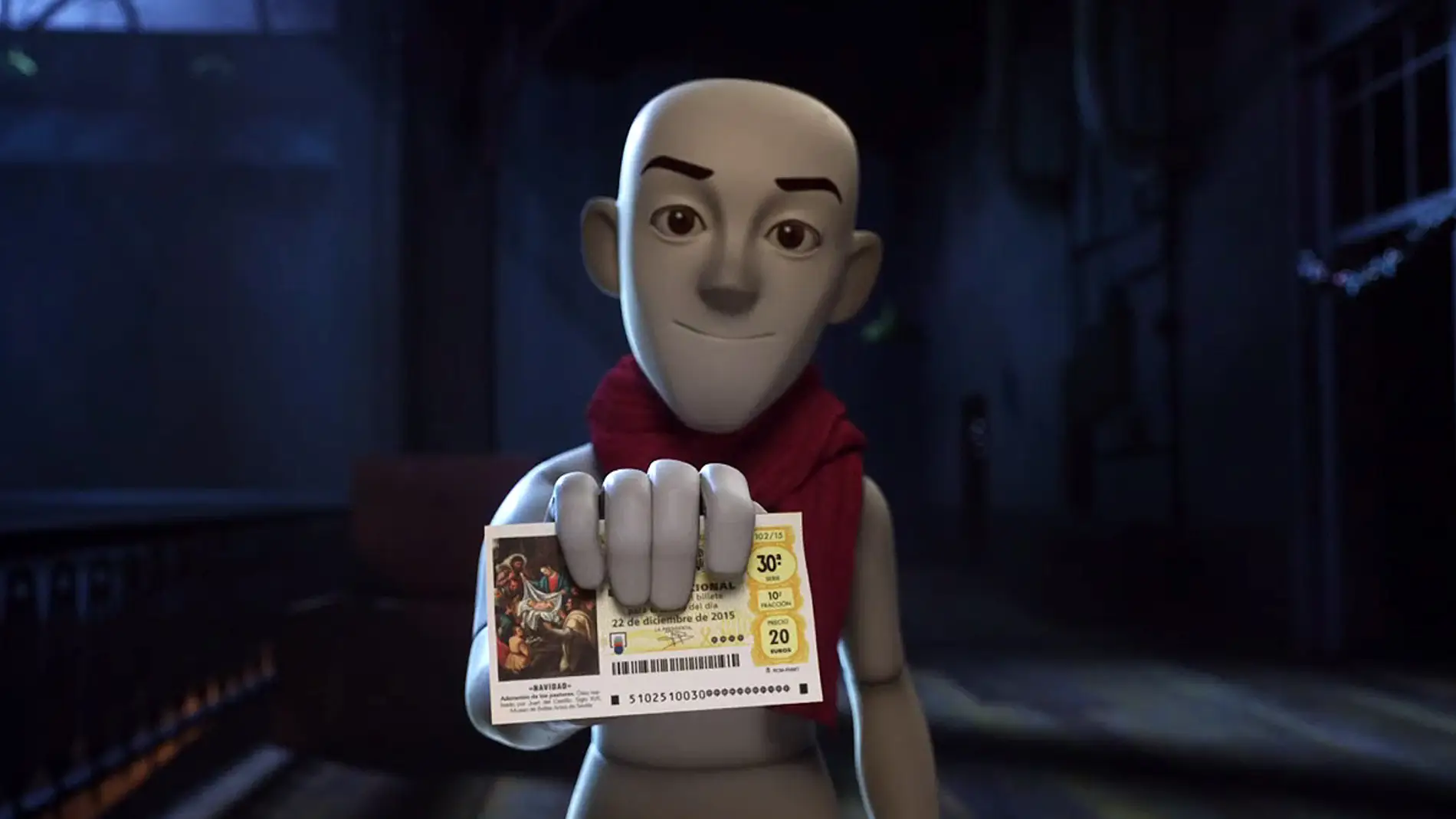 El anuncio de la Lotería