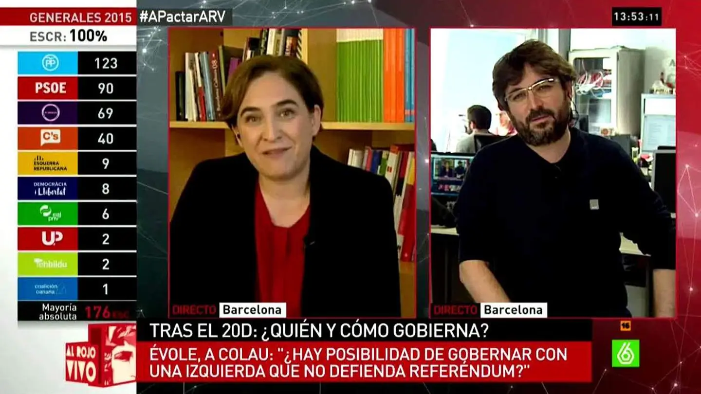 Colau y Évole en ARV Colau y Évole en ARV