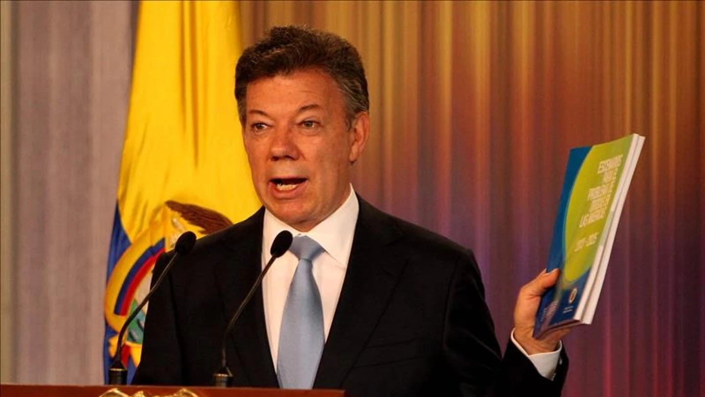 El presidente de Colombia, Juan Manuel Santos El presidente de Colombia, Juan Manuel Santos
