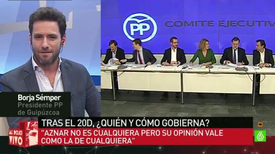 Borja S&eacute;mper, portavoz del PP Vasco