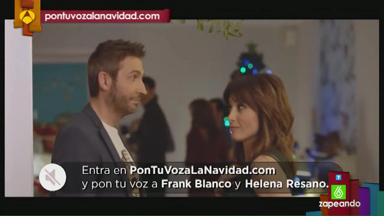 Miki Nadal y Anna Simon ponen voz a Frank Blanco y Helena Resano en la nueva campaña navideña de Atresmedia