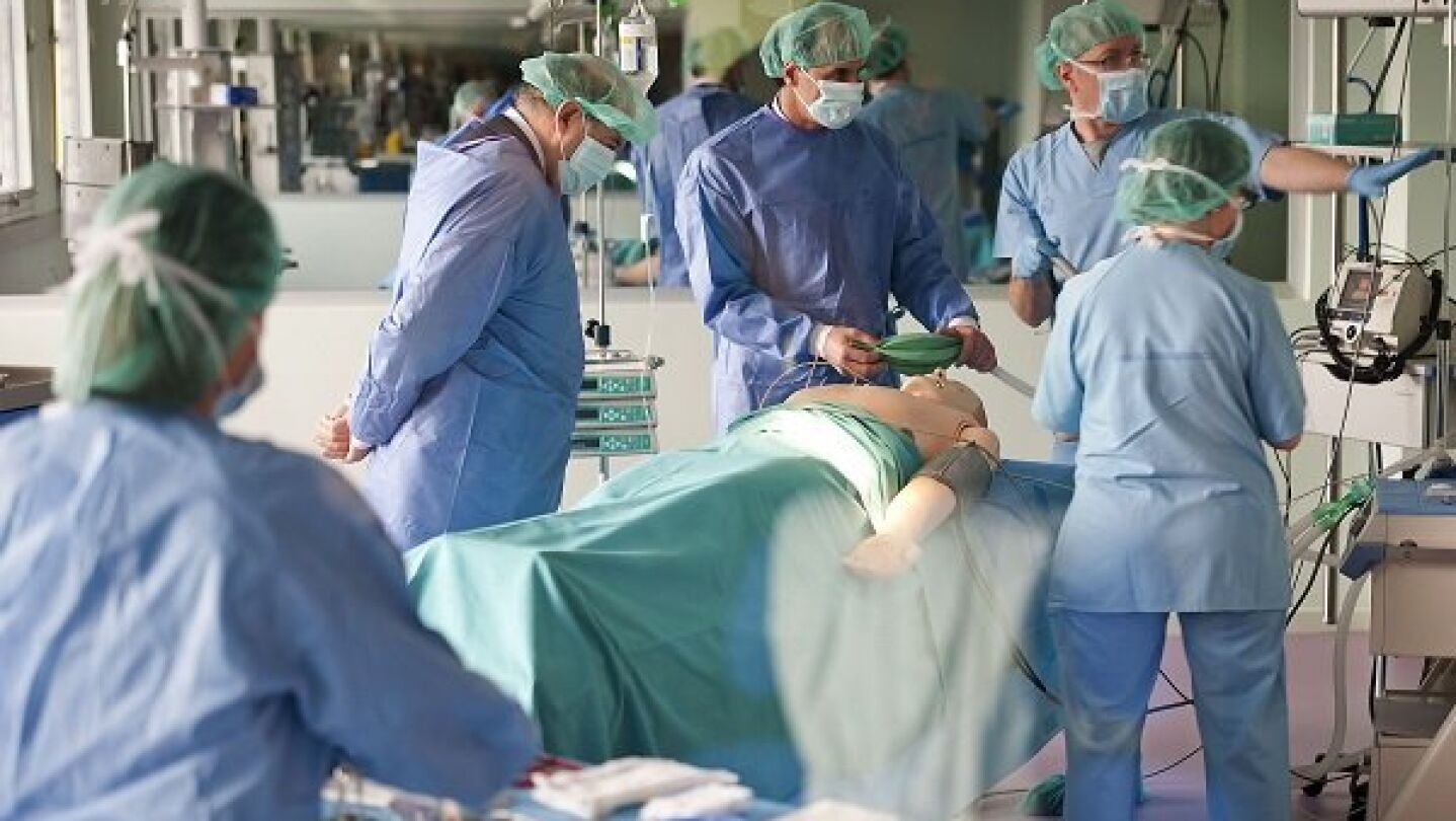 Personal m&eacute;dico trabajando