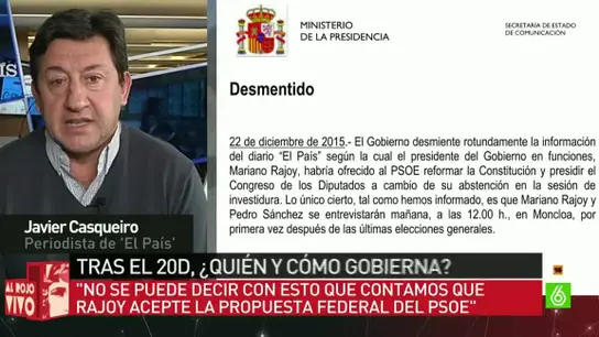 Javier Casqueiro, periodista de El País, en ARV Javier Casqueiro, periodista de El País, en ARV