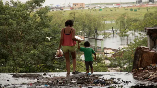 Inundación en Paraguay por la crecida de ríos Inundación en Paraguay por la crecida de ríos