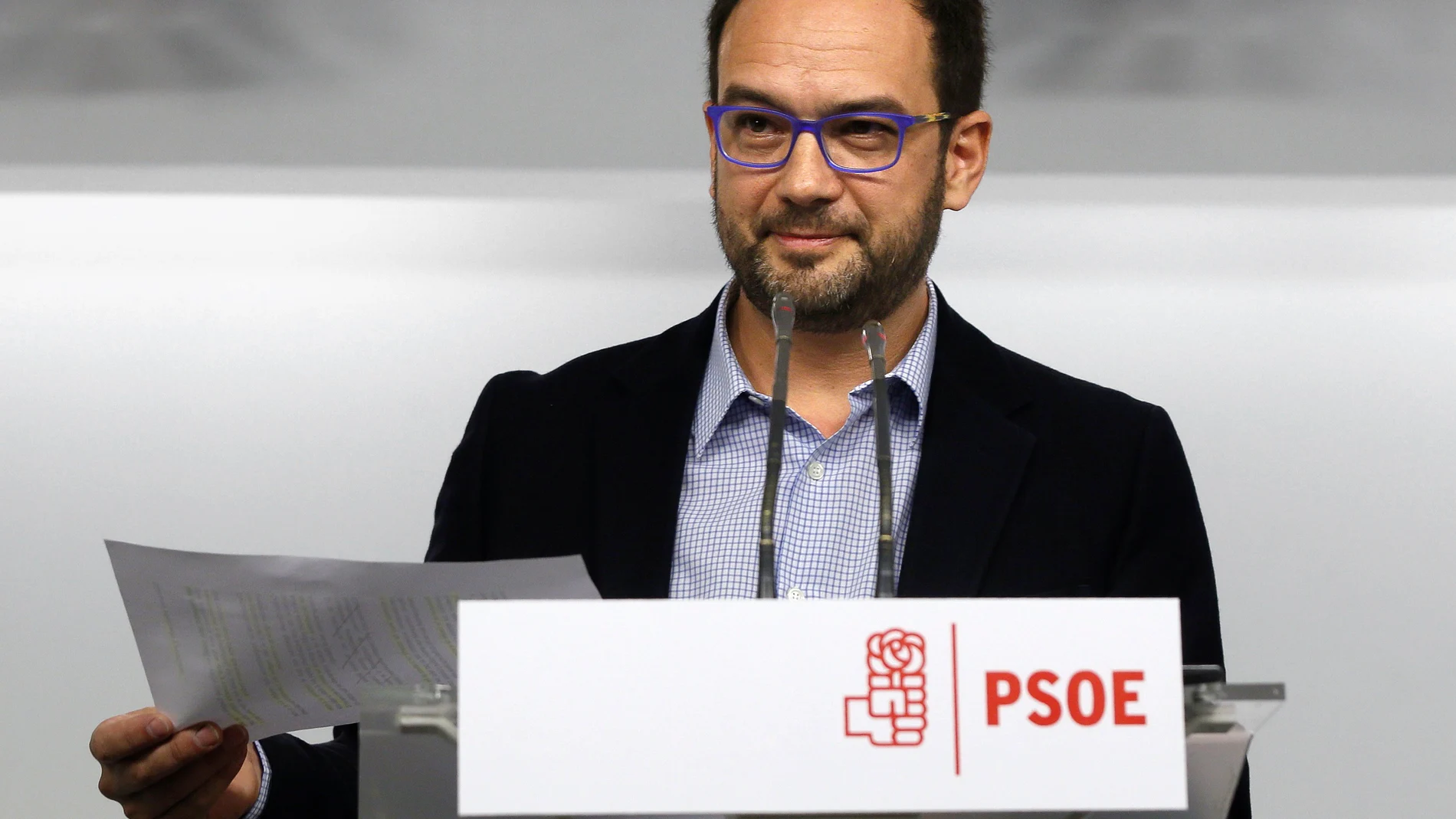 Antonio Hernando, portavoz del PSOE en el Congreso
