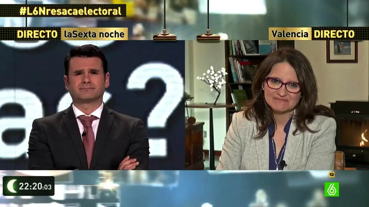 Mónica Oltra en laSexta Noche Mónica Oltra en laSexta Noche