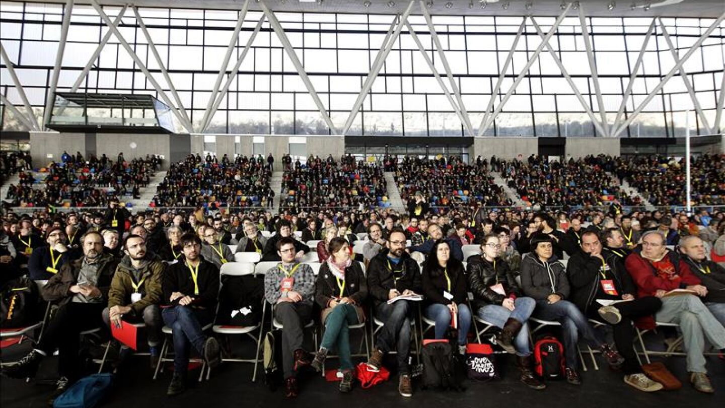 La CUP decide en su asamblea nacional sobre la investidura de Mas