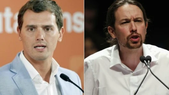 Albert Rivera y Pablo Iglesias Albert Rivera y Pablo Iglesias