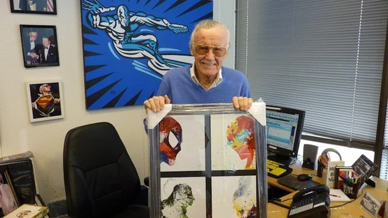 El famoso creador de superhéroes, Stan Lee El famoso creador de superhéroes, Stan Lee