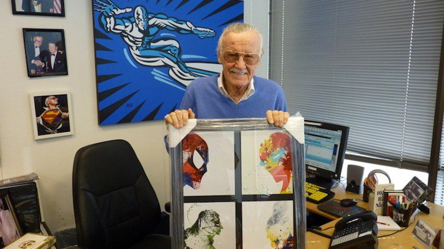 El famoso creador de superhéroes, Stan Lee El famoso creador de superhéroes, Stan Lee