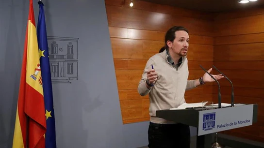 Pablo Iglesias en Moncloa Pablo Iglesias en Moncloa