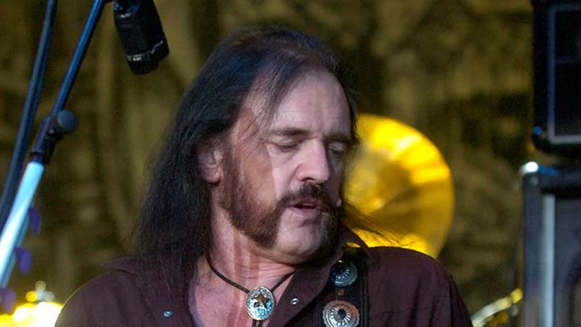 Lemy Kilmister, cantante de Motörhead, en 2007