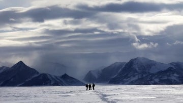 Imagen de glaciares en La Antártida