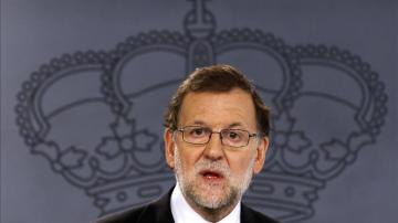Mariano Rajoy, en la rueda de prensa tras el Conejo de Ministros