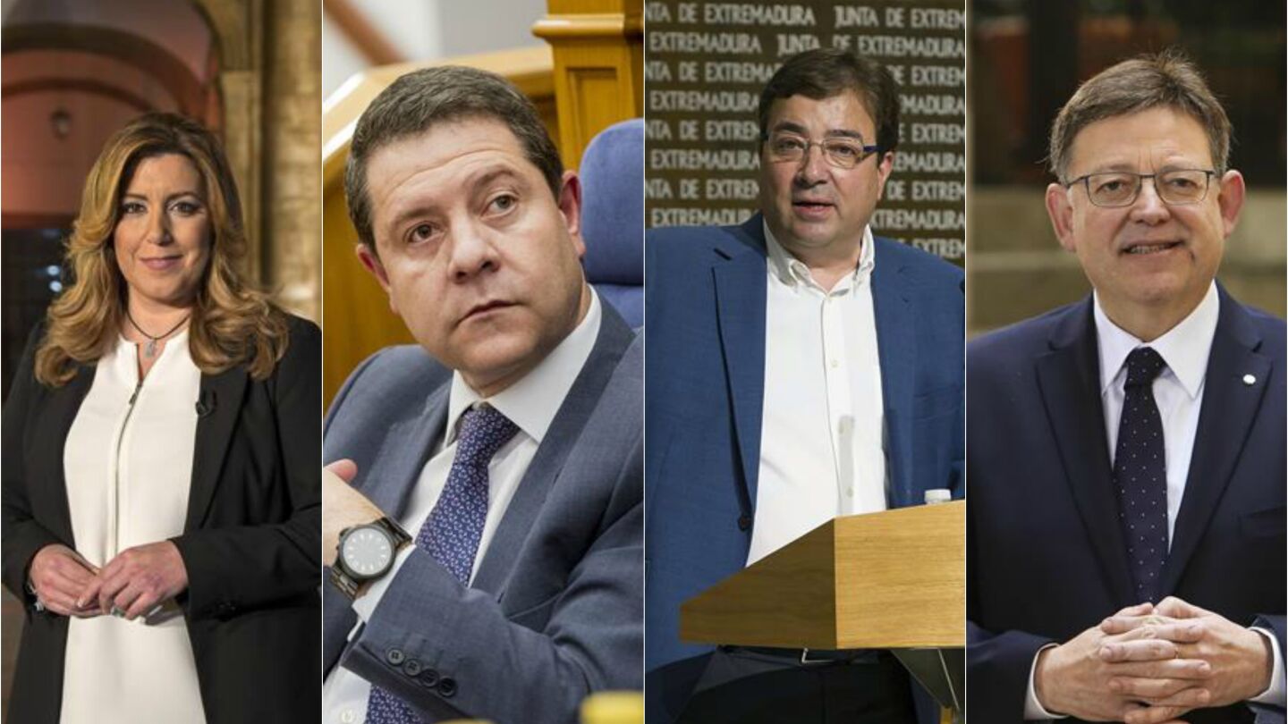 L&iacute;deres regionales del PSOE