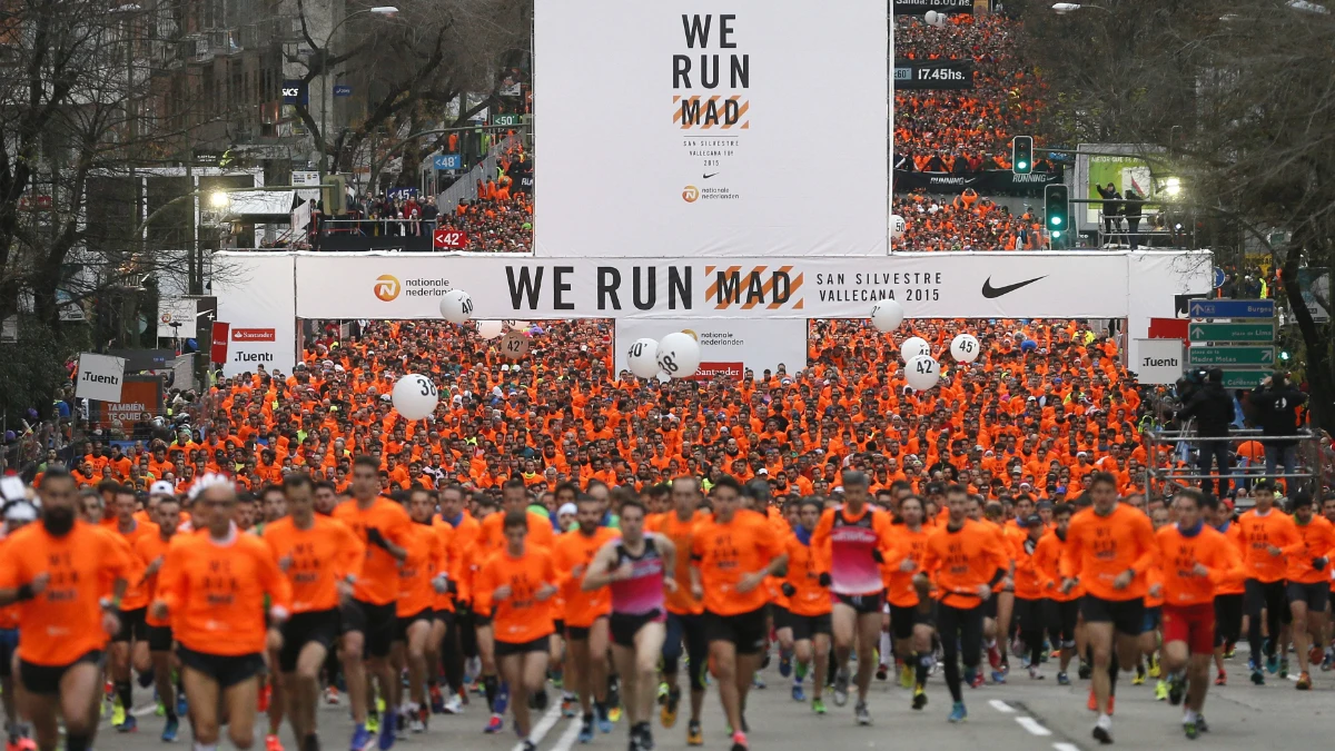 Salida de la San Silvestre Vallecana de 2015