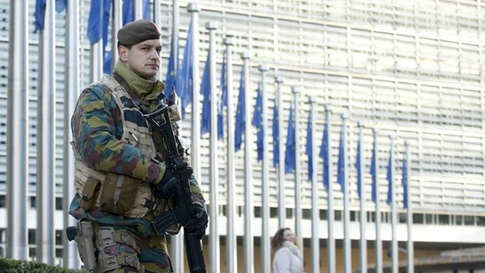Un soldado en Bruselas Un soldado en Bruselas
