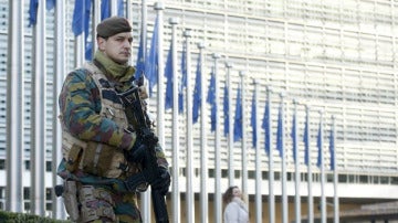 Un soldado en Bruselas