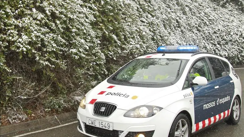 Un coche de los Mossos
