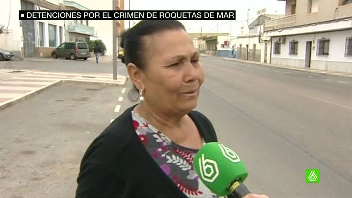 Abuela de los detenidos en Roquetas de Mar
