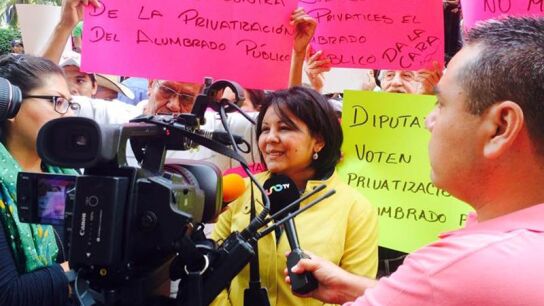 La alcaldesa del municipio mexicano de Temixco, Gisela Mota, del Partido de la Revoluci&oacute;n Democr&aacute;tica