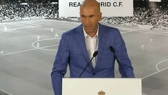 Zidane, presentado como nuevo técnico blanco Zidane, presentado como nuevo técnico blanco