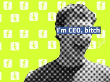 Una visión pop del jefe de Facebook