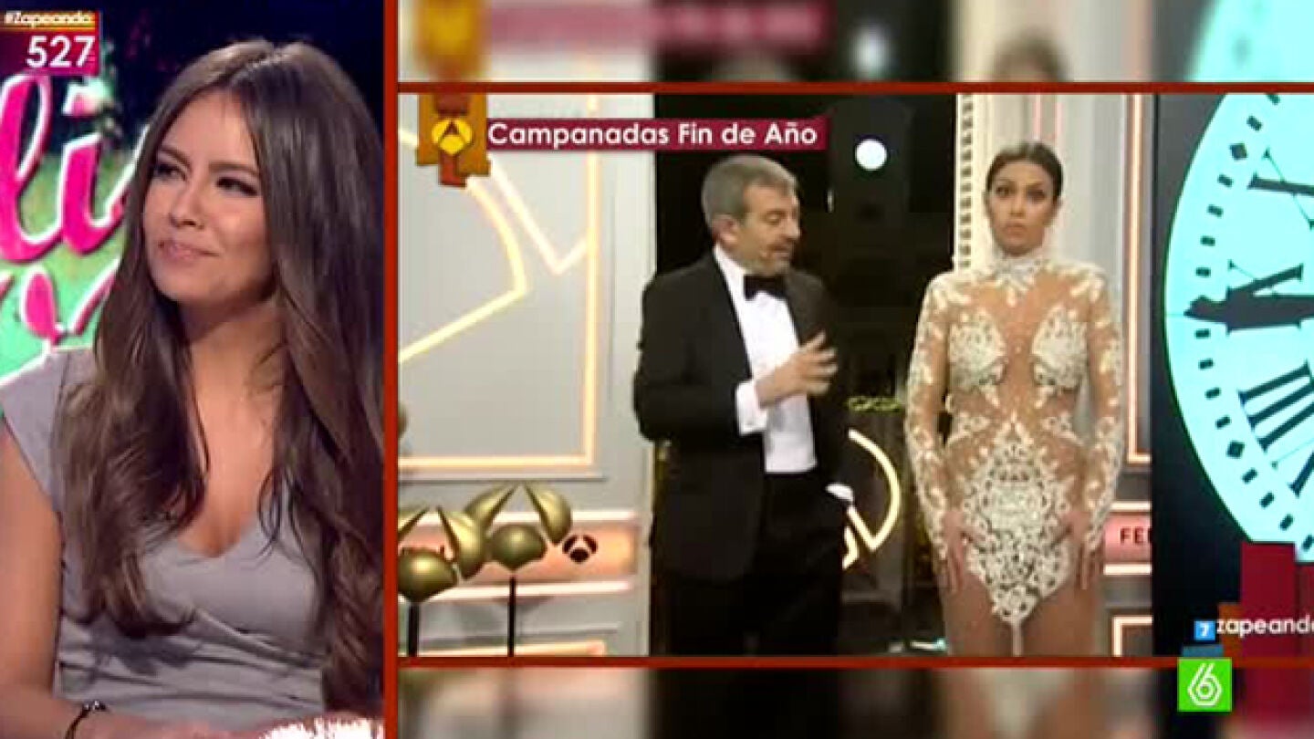 Cristina Pedroche desvela que su vestido est&aacute; roto