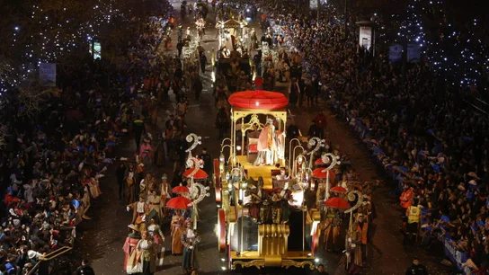 Imagen de la cabalgata de Madrid en 2015 Imagen de la cabalgata de Madrid en 2015