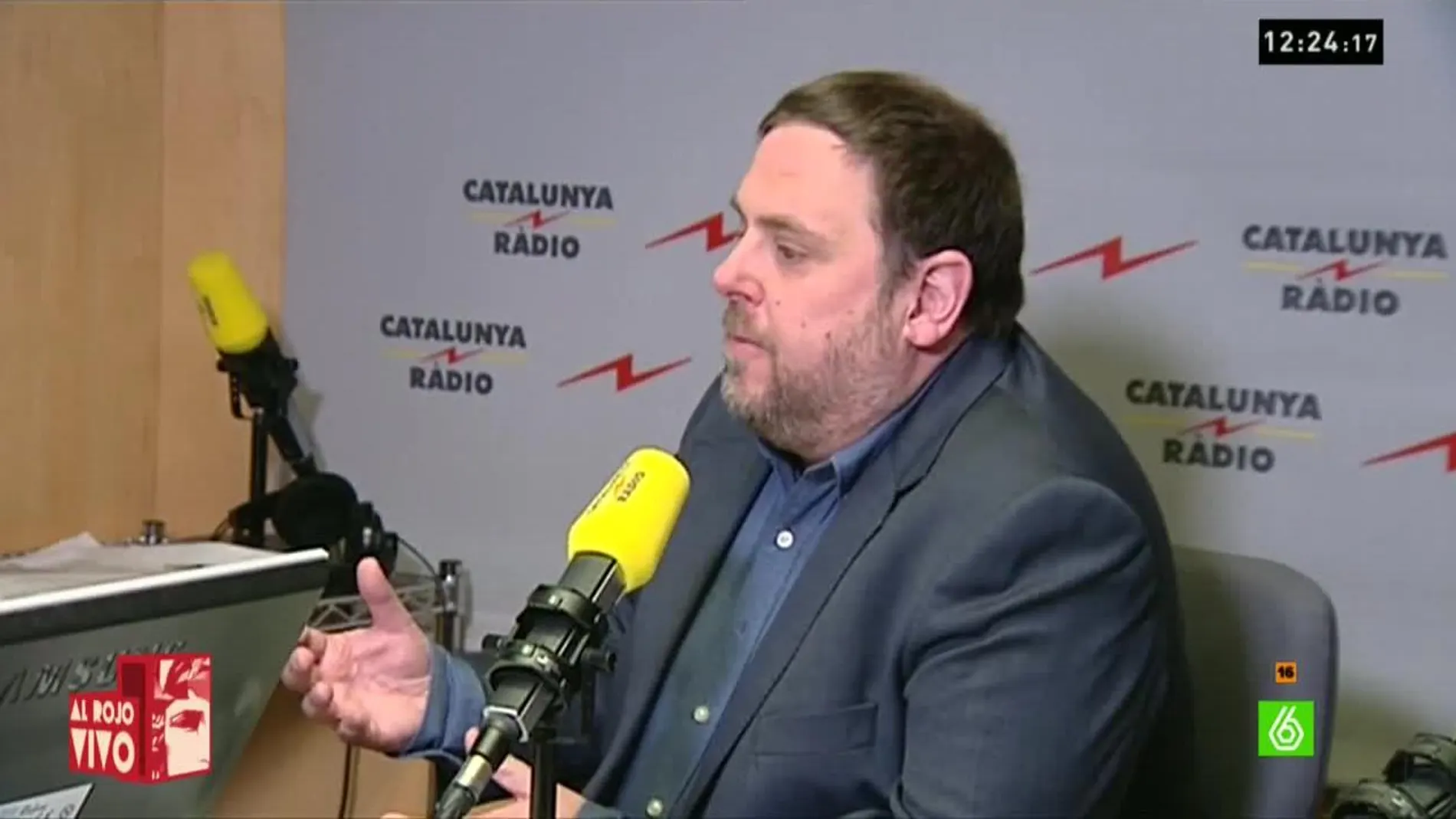 Oriol Junqueras en radio Catalunya