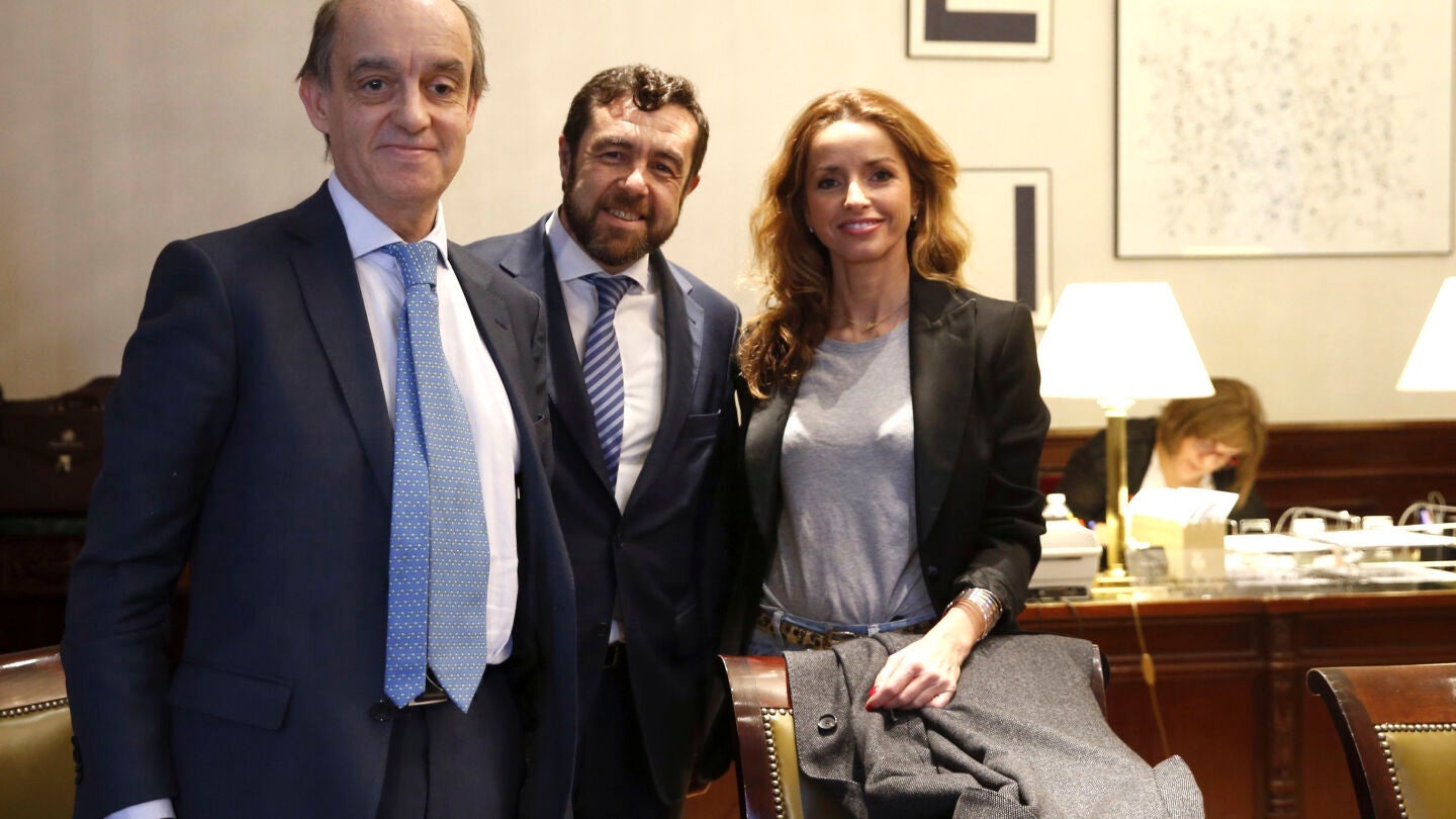 Los diputados de Ciudadanos, Fernando Maura, Miguel Guti&eacute;rrez y Patricia Reyes